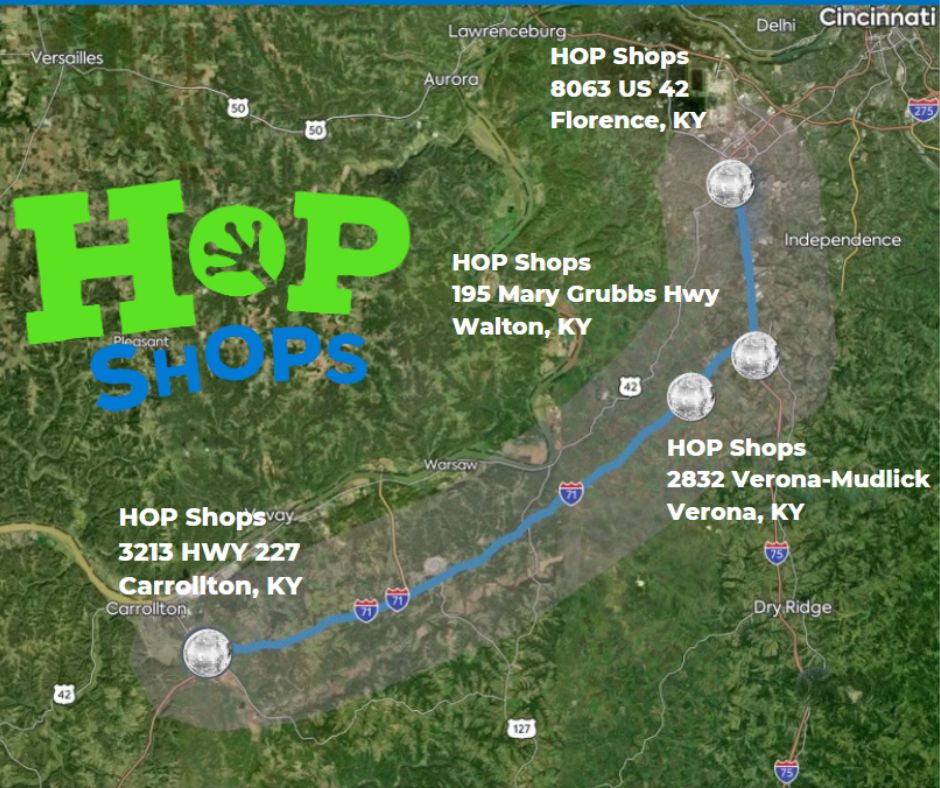 Discover the Funky Freshness HOP Shops’ Four Disco Bathrooms Locations